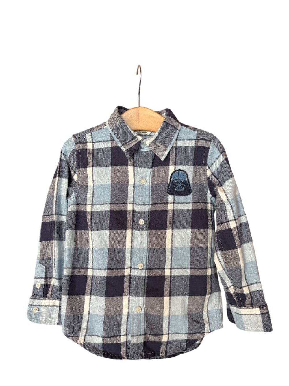 Janie & Jack Long Sleeve Star Wars Flannel Size 3